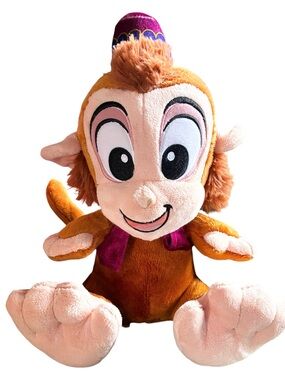 Authentic Disney Aladdin Abu Monkey Plush‎ – Stuffed Animal with Fez & Vest